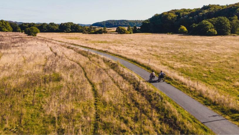 Wheelchair users at Bindeballestien