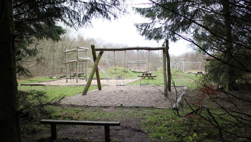 The playground in Give Museum Forest