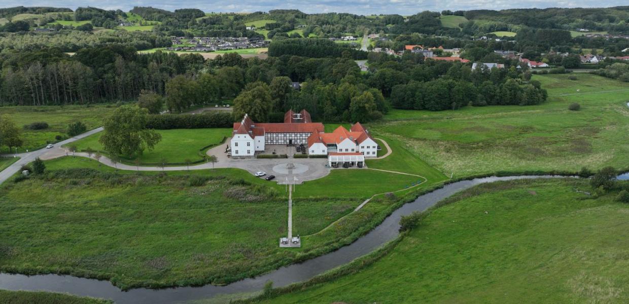 Haraldskær and Vejle Ådal seen from above