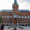 Vejle Town Hall and Town Hall Square in Vejle