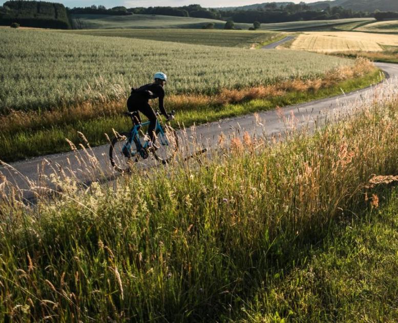 Cykeltur i naturen udenfor Vejle